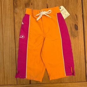 NWT Oshkosh Girls Surfer Swim Sporty Capris / Trunks